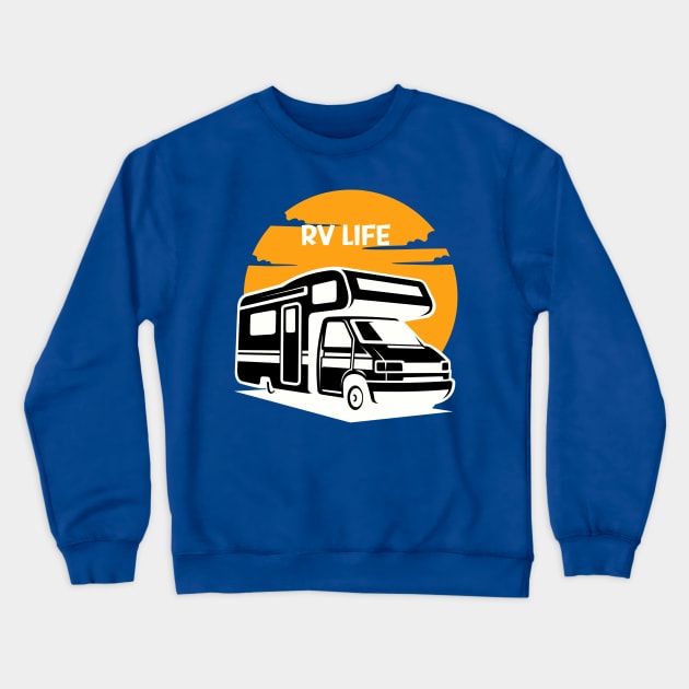 Explore in Style RV Shirt, Soft Vintage-Inspired Motorhome T-Shirt, Great Gift for Wanderlust Spirits, Unique Nomad Gift Crewneck Sweatshirt by TeeGeek Boutique